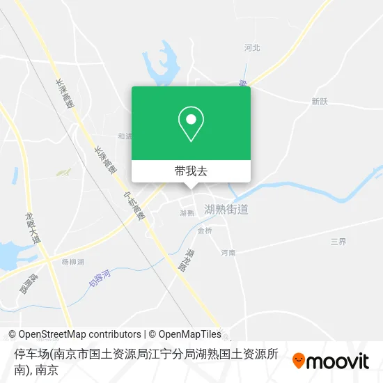 停车场(南京市国土资源局江宁分局湖熟国土资源所南)地图