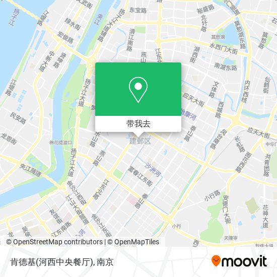 肯德基(河西中央餐厅)地图