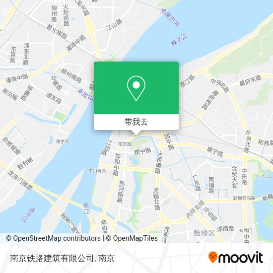 南京铁路建筑有限公司地图