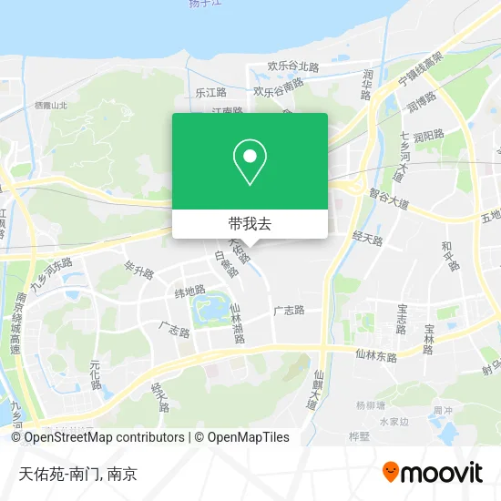 天佑苑-南门地图