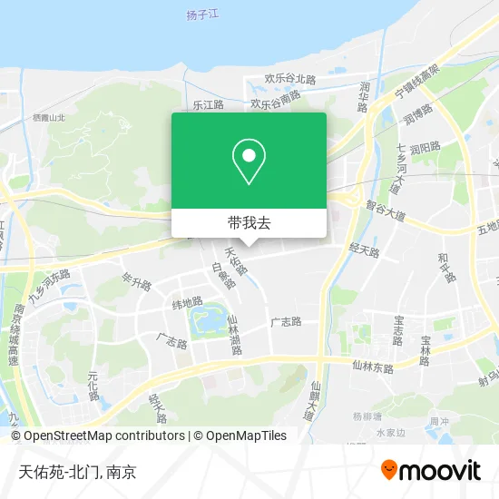 天佑苑-北门地图