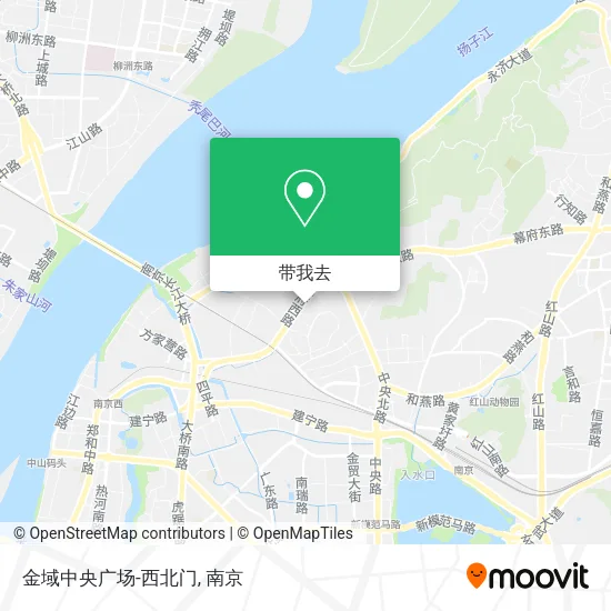 金域中央广场-西北门地图
