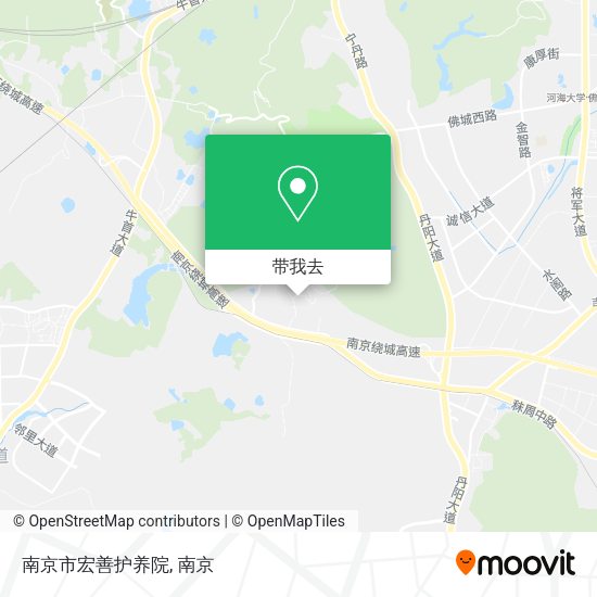 南京市宏善护养院地图