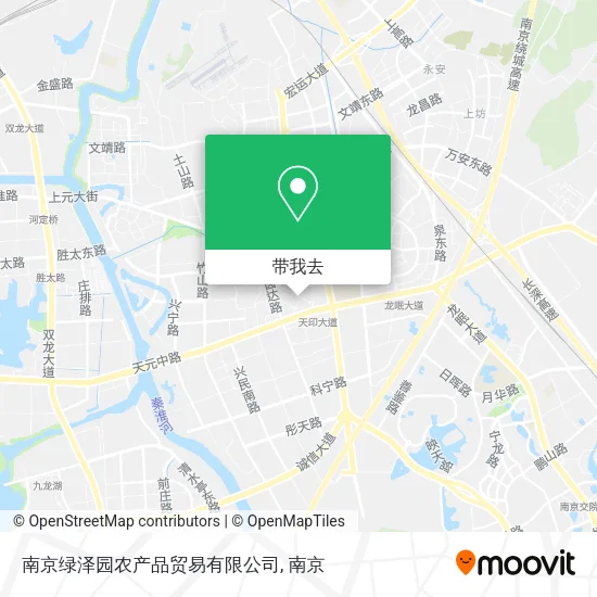南京绿泽园农产品贸易有限公司地图
