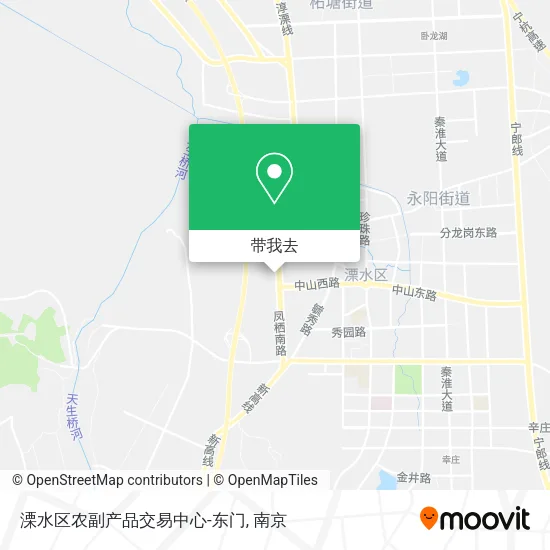 溧水区农副产品交易中心-东门地图