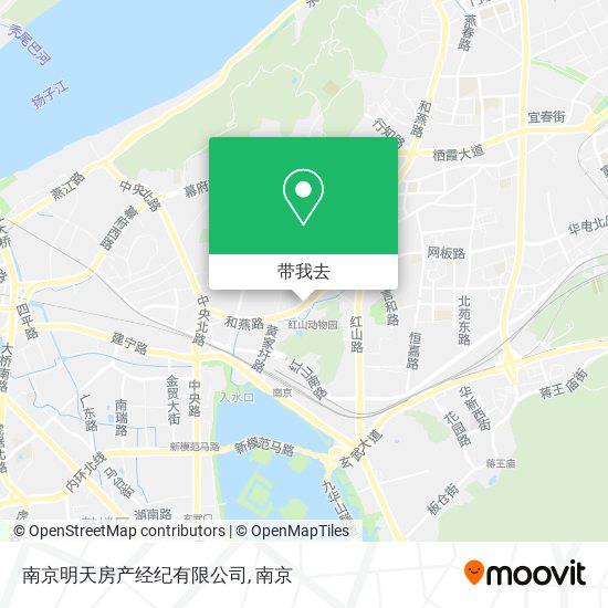 南京明天房产经纪有限公司地图