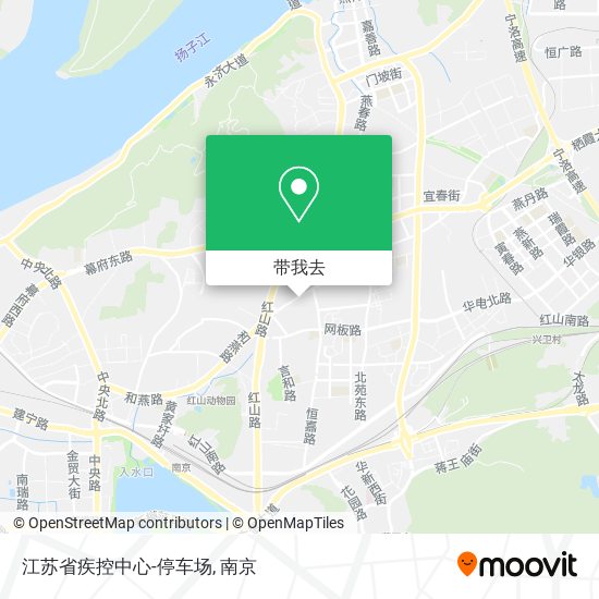 江苏省疾控中心-停车场地图