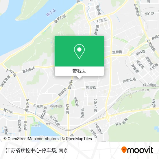 江苏省疾控中心-停车场地图