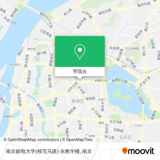南京邮电大学(模范马路)-东教学楼地图