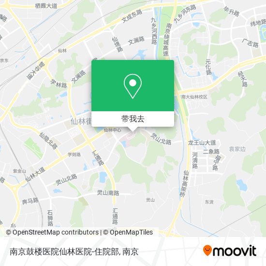 南京鼓楼医院仙林医院-住院部地图