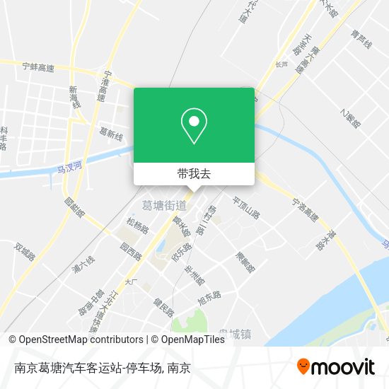 南京葛塘汽车客运站-停车场地图