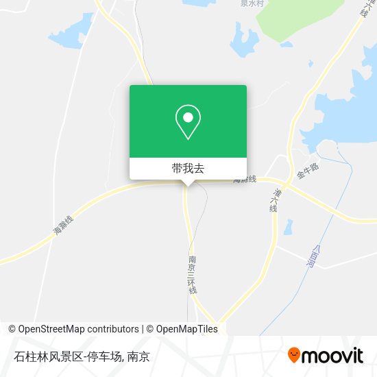 石柱林风景区-停车场地图