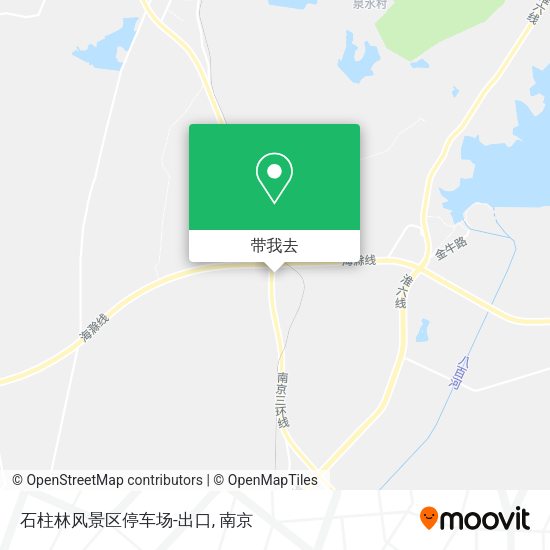 石柱林风景区停车场-出口地图