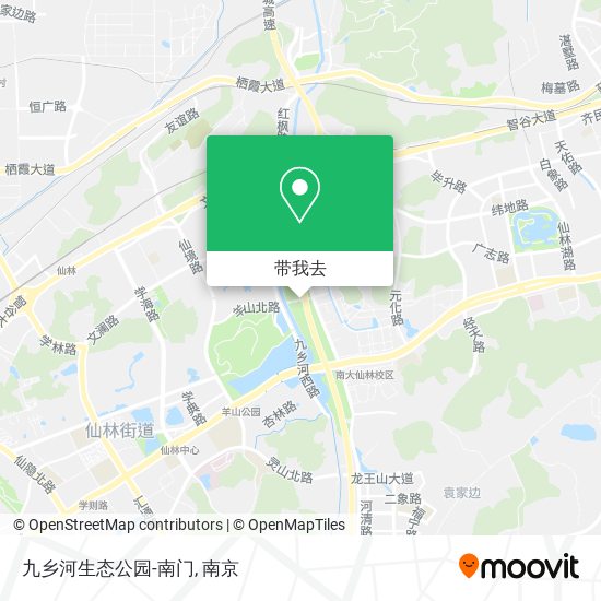九乡河生态公园-南门地图