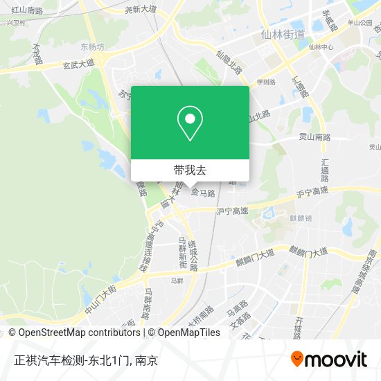 正祺汽车检测-东北1门地图