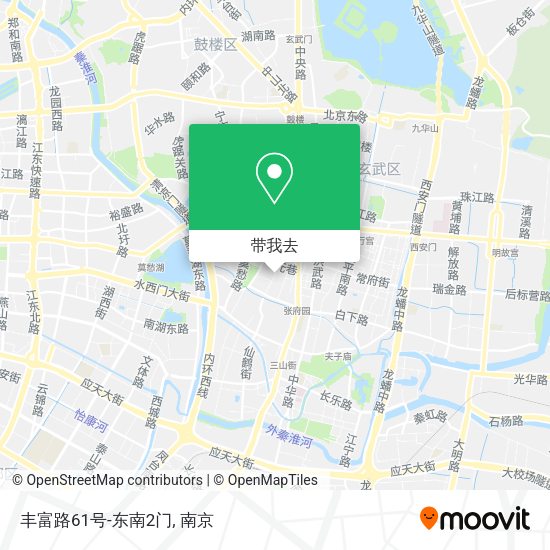 丰富路61号-东南2门地图