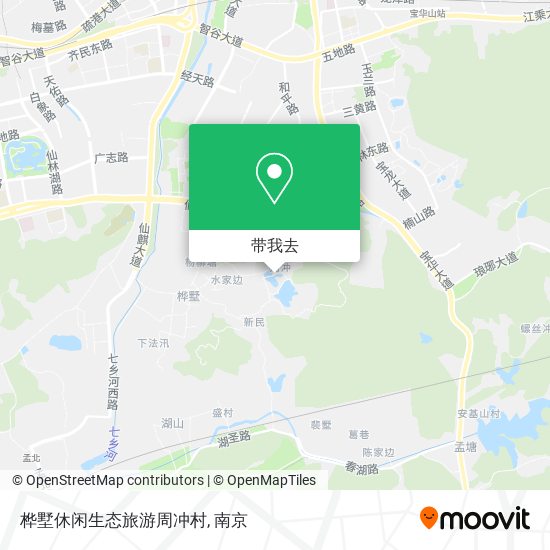 桦墅休闲生态旅游周冲村地图