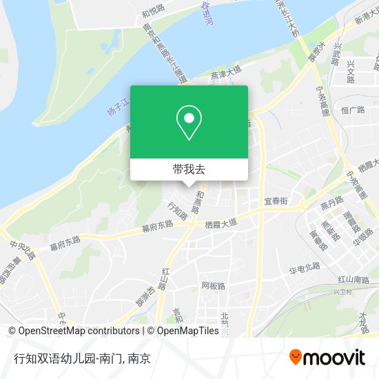 行知双语幼儿园-南门地图