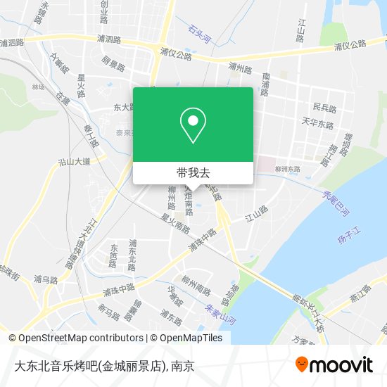 大东北音乐烤吧(金城丽景店)地图