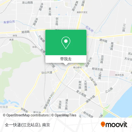 全一快递(江北站店)地图