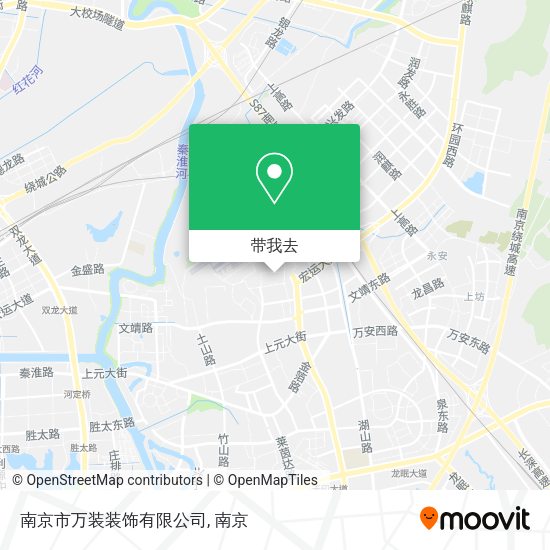 南京市万装装饰有限公司地图