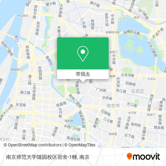 南京师范大学随园校区宿舍-1幢地图