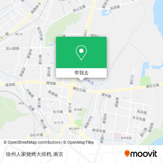 徐州人家烧烤大排档地图
