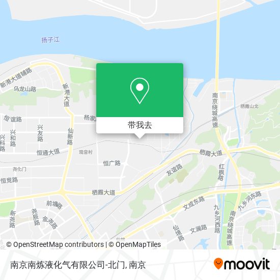 南京南炼液化气有限公司-北门地图