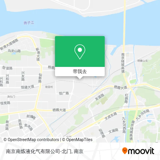 南京南炼液化气有限公司-北门地图