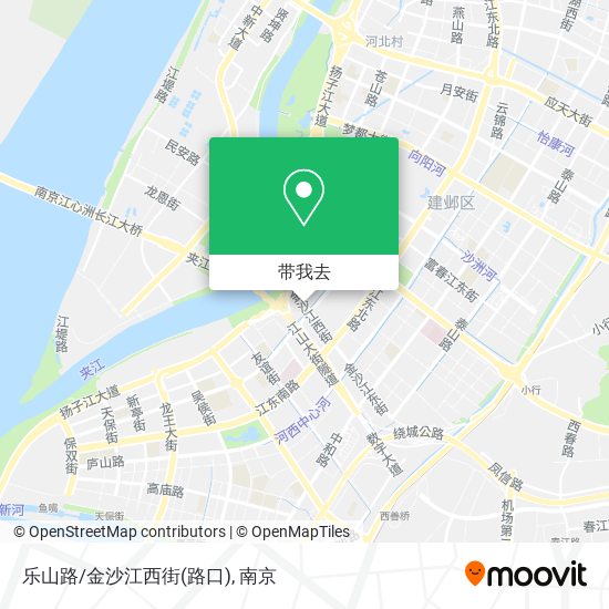 乐山路/金沙江西街(路口)地图