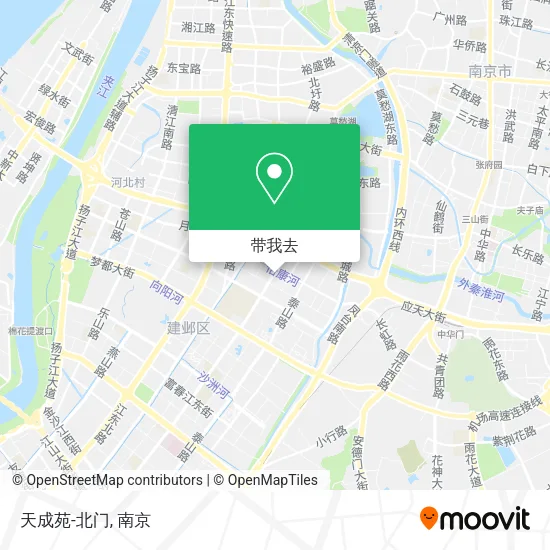 天成苑-北门地图