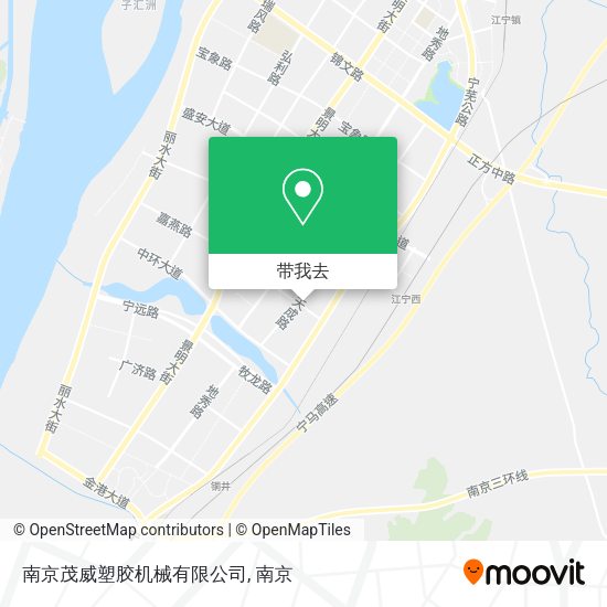 南京茂威塑胶机械有限公司地图