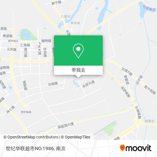 世纪华联超市NO.1986地图