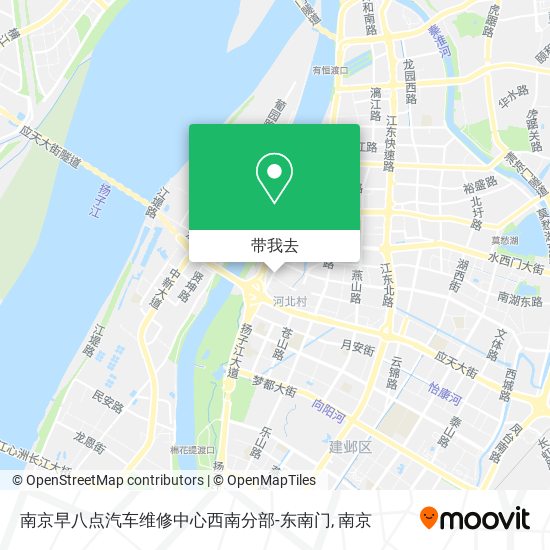 南京早八点汽车维修中心西南分部-东南门地图