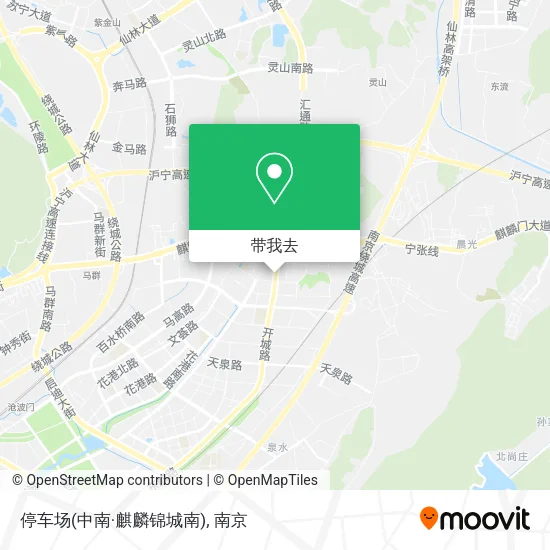 停车场(中南·麒麟锦城南)地图