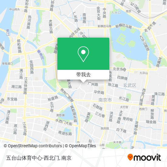 五台山体育中心-西北门地图