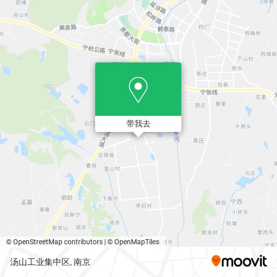汤山工业集中区地图
