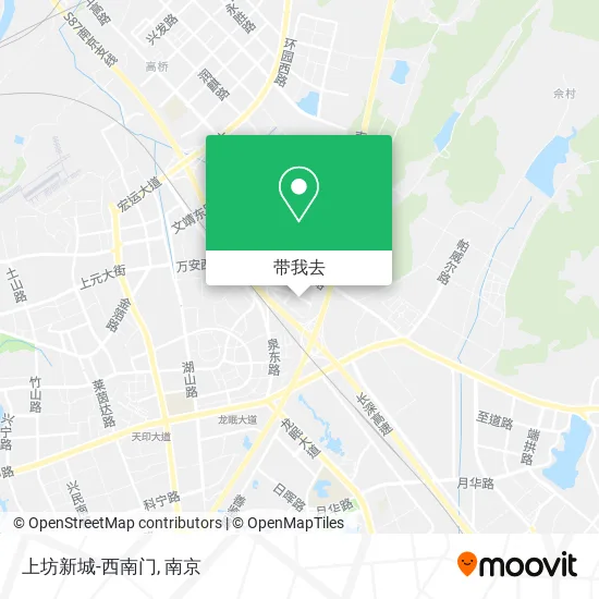 上坊新城-西南门地图