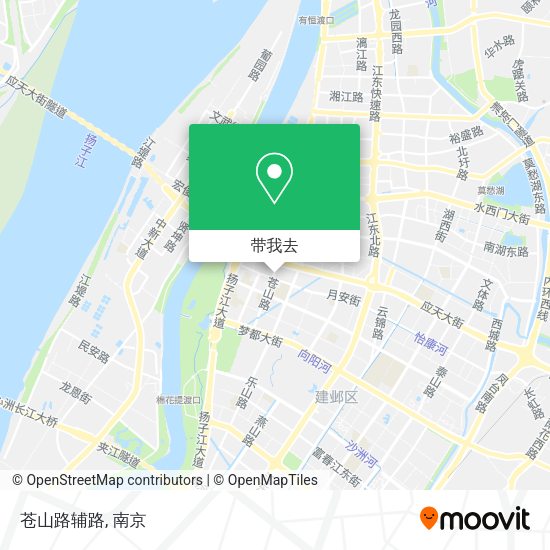 苍山路辅路地图