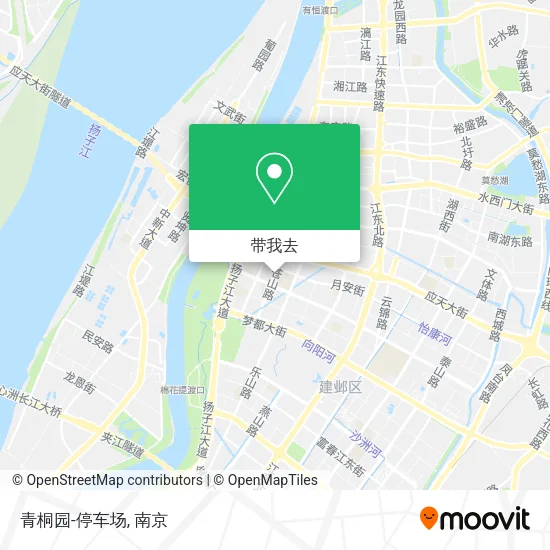 青桐园-停车场地图