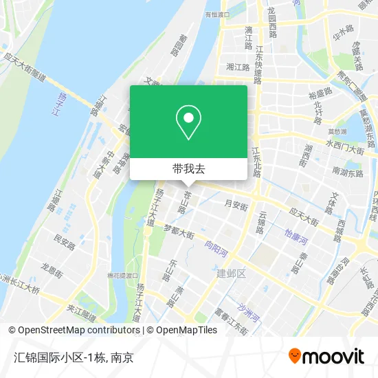 汇锦国际小区-1栋地图