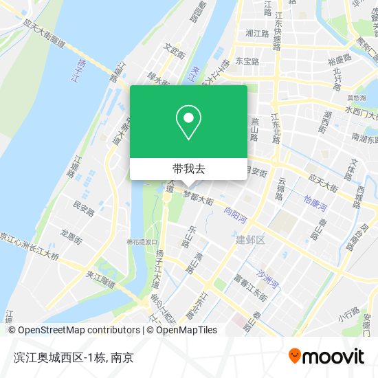 滨江奥城西区-1栋地图