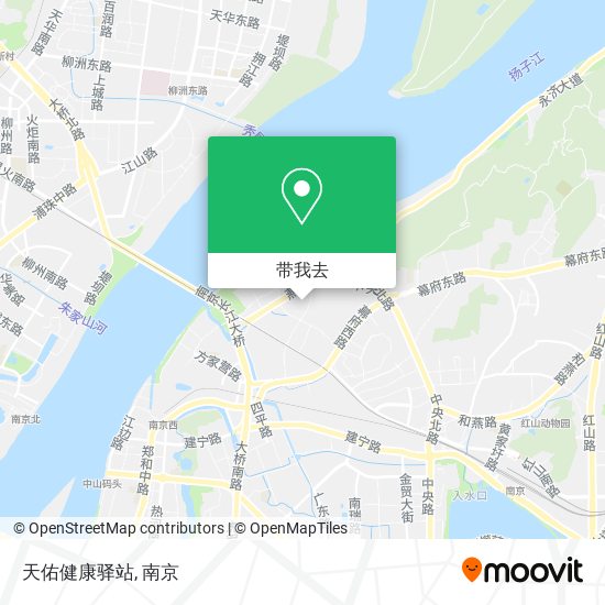 天佑健康驿站地图