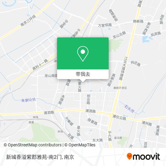 新城香溢紫郡雅苑-南2门地图