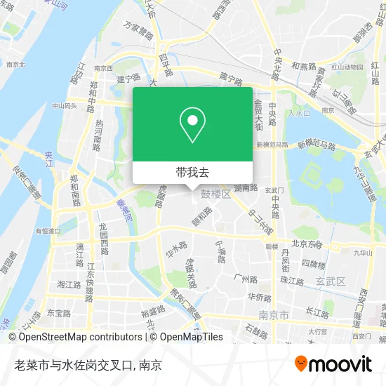 老菜市与水佐岗交叉口地图