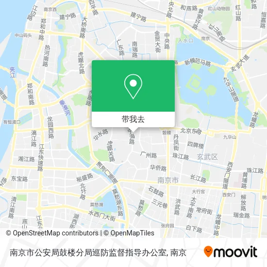南京市公安局鼓楼分局巡防监督指导办公室地图