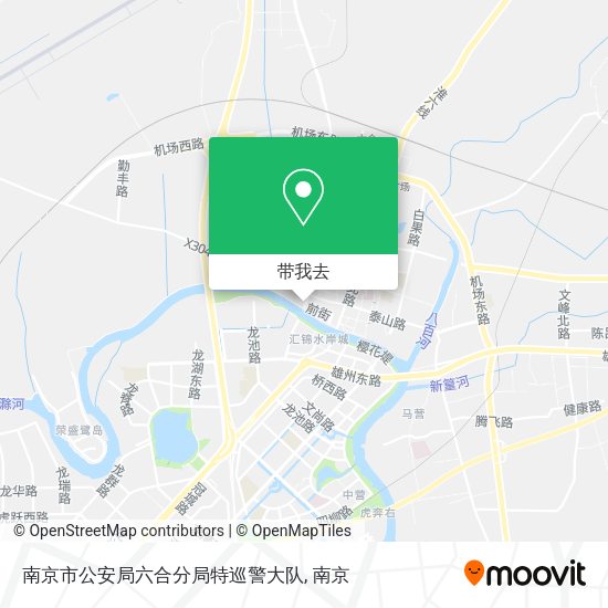 南京市公安局六合分局特巡警大队地图