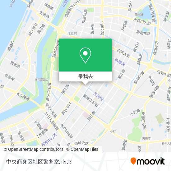 中央商务区社区警务室地图