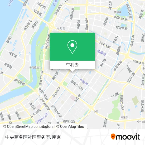 中央商务区社区警务室地图