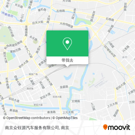 南京众钰源汽车服务有限公司地图